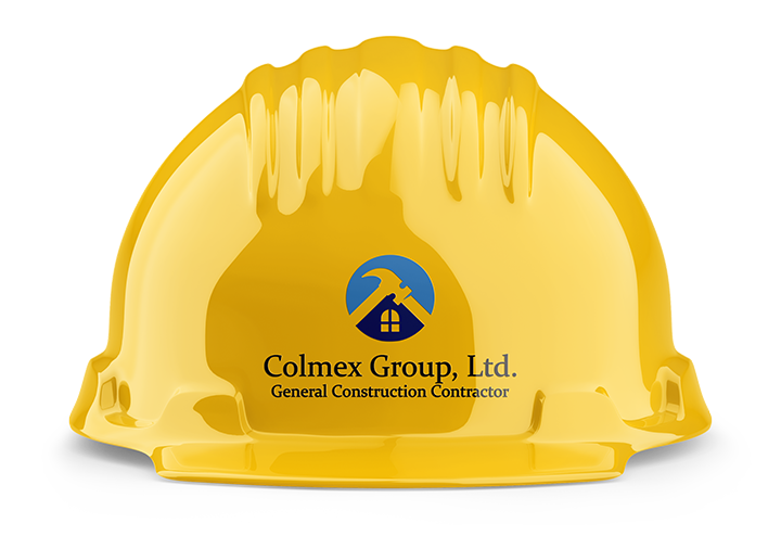 Colmex Group Ltd - Yellow Hard Hat with logo